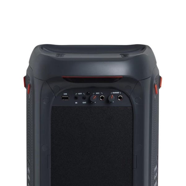 Caixa de Som Jbl Partybox 100 Bluetooth com Bateria Entrada Microfone Violão Guitarra Party Box - 6