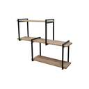 Ver imagem 1 de Nicho Suspenso 110x20 Vintage Duplo/amadeirado Clarinho 05