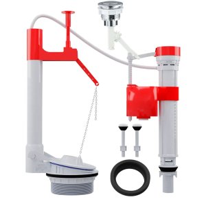 Kit Reparo Caixa Acoplada Vaso Sanitario Assento Banheiro Descarga Higienico Lavabo Botao Acionament