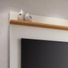 Painel Para TV Lets Cinamomo Off White - HB Móveis - 4