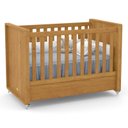 Ver imagem 2 de Jogo de Quarto Infantil Tutto New com Berço e Cômoda 1 Porta Freijó/Branco Soft - Matic Móveis