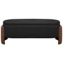 Ver imagem 4 de Kit Cabeceira e Calçadeira Império Casal para Cama Box 140cm Bouclê Facto - Sofa Store:bouclê Preto