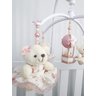 MOBILE PARA BERÇO MUSICAL GIRATÓRIO URSA FLORAL ROSÉ - 2