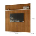 Ver imagem 4 de Estante Home Theater com Bancada Suspensa Luna com Aparador Estoril Cinamomo Off White - Madetec