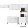 Cozinha Vick 4 Peças Modular Branco - 3