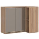 Ver imagem 1 de Armário Aéreo de Canto 2 Portas Reto Luciane Yara - 1314