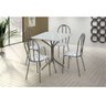 Conjunto Mesa Quadrada com Tampo em Granito e 4 Cadeiras - 2