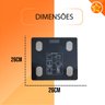 Bioimpedância Inteligente Digital 180kgs:preto - 2