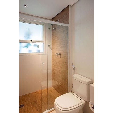 Box de Vidro para Banheiro 1,90x1,00m 8mm