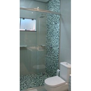 Box de Vidro para Banheiro 1,90x1,00m 8mm