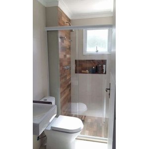 Box de Vidro para Banheiro 1,90x1,00m 8mm