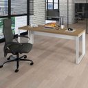 Ver imagem 1 de Mesa Escrivaninha Industrial 1.90m Pés Metal