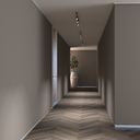 Ver imagem 2 de Rodapé Invertido Modelo L Alumínio Preto Fosco Altura 3cm Comprimento 3m