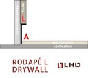 Ver imagem 5 de Rodapé Invertido Modelo L Alumínio Preto Fosco Altura 3cm Comprimento 3m