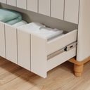 Ver imagem 6 de Cômoda Infantil 100% MDF com 1 Porta e 4 Gavetas 128cm Multimóveis Crper-CMO019 Off White/