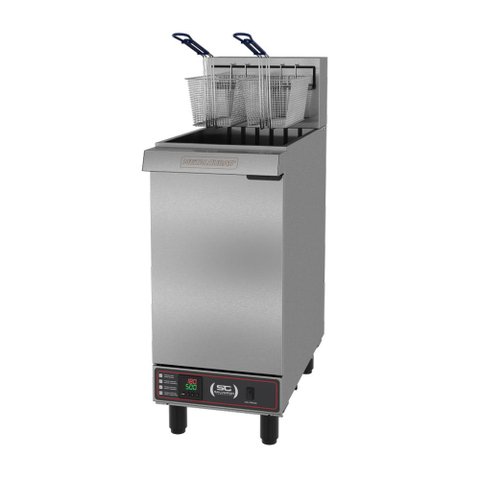 Fritador Elétrico Industrial 30 Lts 2 Cestos Água E Óleo Trifásico FAO 2 C T PRM - Metalcubas