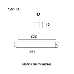 Fonte para Led 12v 5a Slim - 3