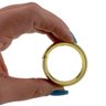 Kit com 8 Argola Aro Anel para Guardanapo Mesa Jantar Decoração Restautante Dourado - 4