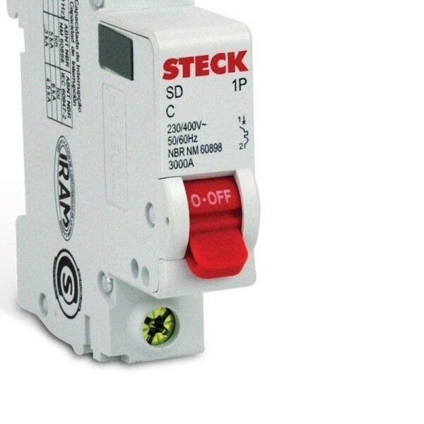 Disjuntor Unipolar 40 Amperes Steck - 2