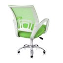 Ver imagem 4 de Cadeira de Escritório Secretária Base Cromada com Rodinha Fortt Lisboa Verde - Csf02-vd