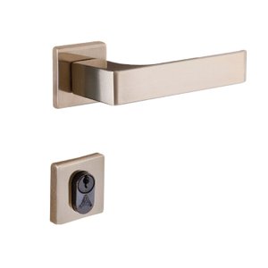 Fechadura Quadratta Externa Reta 55mm 5301 Bronze Latonado Aliança