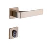 Fechadura Quadratta Externa Reta 55mm 5301 Bronze Latonado Aliança - 1