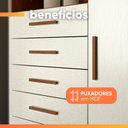 Ver mais imagens de Cômoda Multiuso 6 Gavetas 1 Porta com Prateleiras Atena