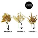 Ver imagem 4 de Kit 3 Galhos de Natal Pick Folhagem Glitter Dourada Full 25cm - Magizi