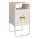 Ver imagem 2 de Mesa de Cabeceira Luna 300 2GAV Off White 28092