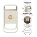 Ver imagem 3 de Mesa de Cabeceira Luna 300 2GAV Off White 28092