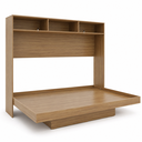 Ver imagem 2 de Cama de Casal Articulada com Nichos e Prateleiras CM8043 Amêndoa - Tecnomobili