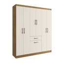 Ver imagem 2 de GuardaRoupa Casal 6 Portas Marbella Doripel