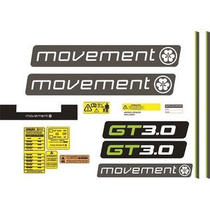 KIT ADESIVO ESTEIRA GT 3.0 - MOVEMENT Casa Harmonia