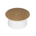 Ver imagem 3 de Mesa de Centro Natt com Tampo em Mdf Laminado 36 Cm X 70 Cm Branca