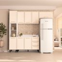 Ver imagem 1 de Cozinha Compacta 250090 4 Peças Amara Branco Creme Politorno Móveis