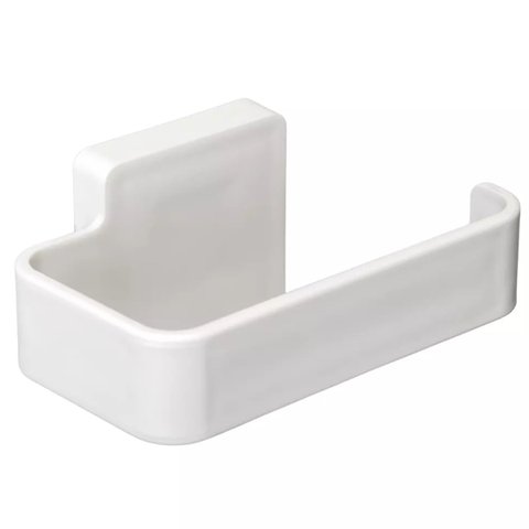 Porta-Papel Higiênico Linha Suspensa com Fixação Adesiva 3M Branco - 3057 - Arthi