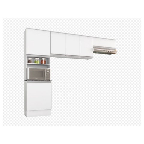 Cozinha Compacta Paris 6 Portas Mdp sem Balcão - Poliman