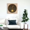 Quadro Sol e Lua - 40 x 40cm - 1