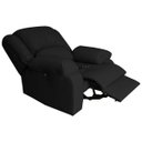 Ver imagem 5 de Poltrona do Papai Reclinável Elétrica com Massagem Magnum PU Sintético Preto - Gran Belo