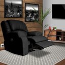 Ver imagem 7 de Poltrona do Papai Reclinável Elétrica com Massagem Magnum PU Sintético Preto - Gran Belo