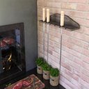 Ver imagem 2 de Porta Espeto Rústico de Madeira Pinus - Stolf