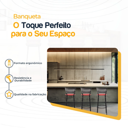 Kit 3 Banquetas Alta para Cozinha Junco Degradê Bancada Bistrô Balcão Ilhas Área Gourmet Piscina - 3