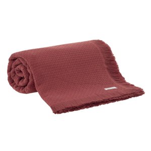 Colcha King In Design com Franja Buddemeyer Vermelho 1568