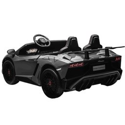 MINI CARRO ELETRICO LAMBORGHINI AVENTADOR 2 | 24V PRATA -IMPORTWAY - 2