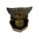 Ver imagem 3 de Fonte de Água Cascata Pedra Sabão Anjo Chafariz Decoração