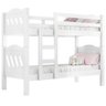 Beliche Perola Branco Vira Duas Camas Solteiro em Mdf para Quarto - Camas Fenix - 2