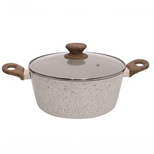 Caçarola Marmol Cook Alumínio Fundo Induç 24 Cm Mimo Style