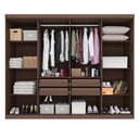 Ver imagem 4 de Guarda Roupa Imperial Espresso Moveis Marrom/Castanho
