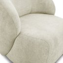 Ver imagem 4 de Poltrona Orgânica Giratória Tecido Bouclê Aime