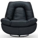 Ver imagem 3 de Poltrona Reclinável Elétrica com Massagem e Aquecimento Salvana L07 Couríssimo Preto - Lyam Decor